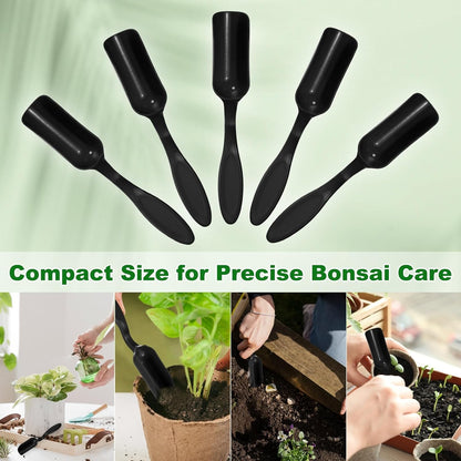 M METERXITY 20-Pack Mini Gardening Shovel Spoons, Plastic Garden Soil Scoops for Cultivation Digging Transplanting/Flower Planting/Plant Succulent, Colorful Small Gardening Tools [Multicolor]