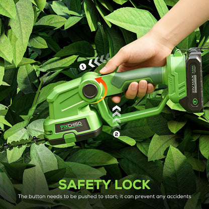 21V Cordless Hedge Trimmer, 2 in 1 Handheld Bush Trimmer Compatible with MAKITA 21V Battery(Battery not Included), Electric Grass Shear for Garden Yard Lawn Care, Powerful & Lightweight