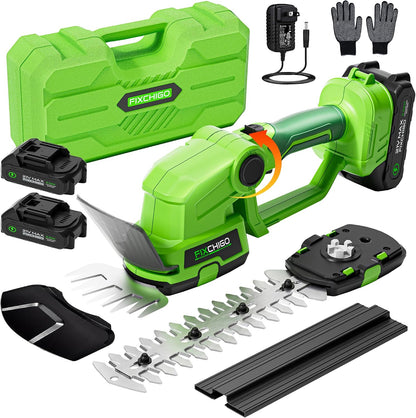 21V Cordless Hedge Trimmer, 2 in 1 Handheld Bush Trimmer Compatible with MAKITA 21V Battery(Battery not Included), Electric Grass Shear for Garden Yard Lawn Care, Powerful & Lightweight