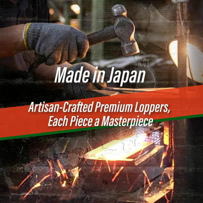Bypass Hand Loppers 25" - Japanese Branch Cutter Garden Tree Trimmer