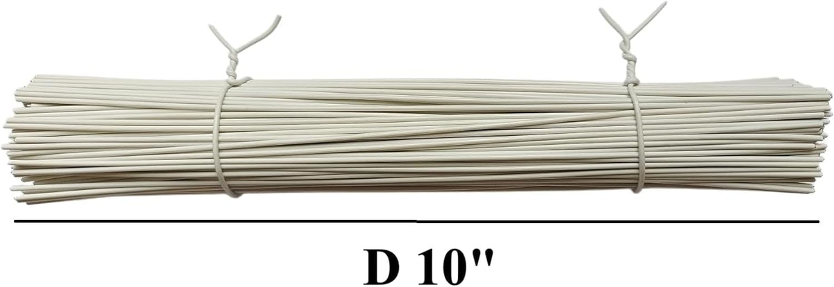 350 Pcs 12" Plastic Twist Ties, Garden Plant Twist Tie Cable Tie, Plastic Cable Ties for Bread Candy Bags, Gift Bags (White,12 Inch)