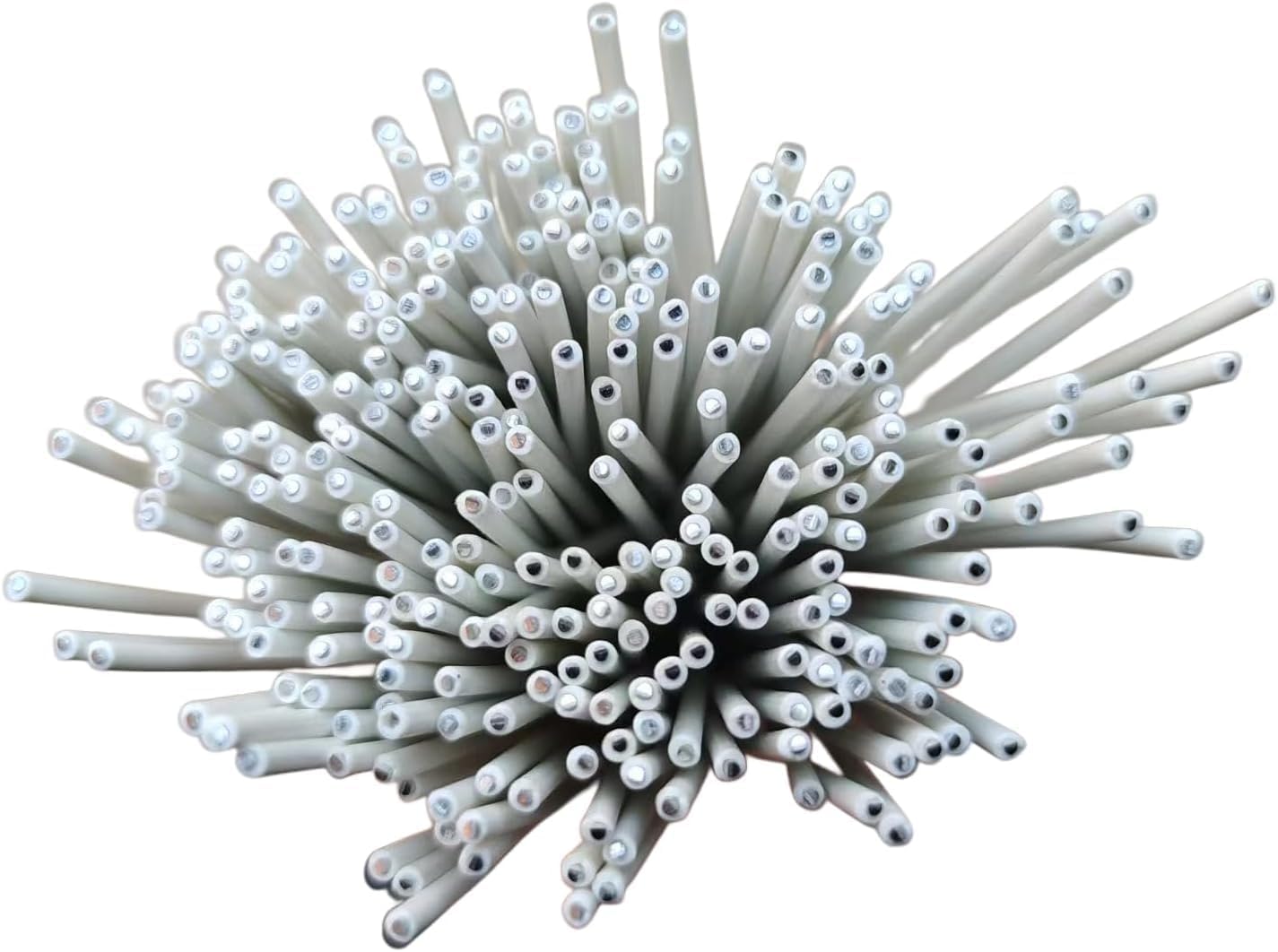 350 Pcs 12" Plastic Twist Ties, Garden Plant Twist Tie Cable Tie, Plastic Cable Ties for Bread Candy Bags, Gift Bags (White,12 Inch)