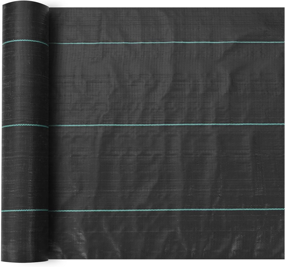 4FTx300FT Premium Heavy Duty Weed Barrier Landscape Fabric, 3.2OZ Woven Geotextile Fabric Under Gravel, High Permeability for Weed Blocker Weed Mat, Driveway Fabric, Weed Control Garden Cloth