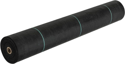 4FTx300FT Premium Heavy Duty Weed Barrier Landscape Fabric, 3.2OZ Woven Geotextile Fabric Under Gravel, High Permeability for Weed Blocker Weed Mat, Driveway Fabric, Weed Control Garden Cloth