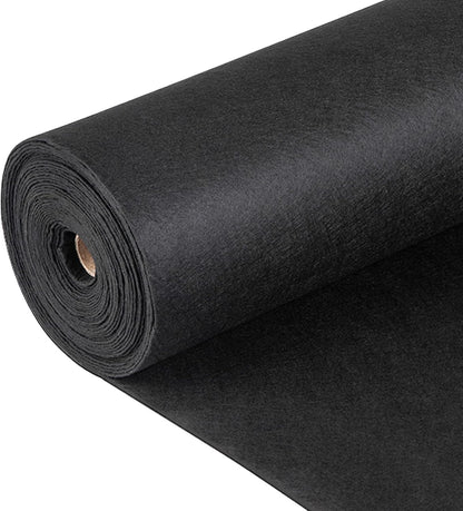 4FTx300FT Premium Heavy Duty Weed Barrier Landscape Fabric, 3.2OZ Woven Geotextile Fabric Under Gravel, High Permeability for Weed Blocker Weed Mat, Driveway Fabric, Weed Control Garden Cloth