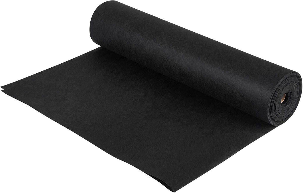 4FTx300FT Premium Heavy Duty Weed Barrier Landscape Fabric, 3.2OZ Woven Geotextile Fabric Under Gravel, High Permeability for Weed Blocker Weed Mat, Driveway Fabric, Weed Control Garden Cloth