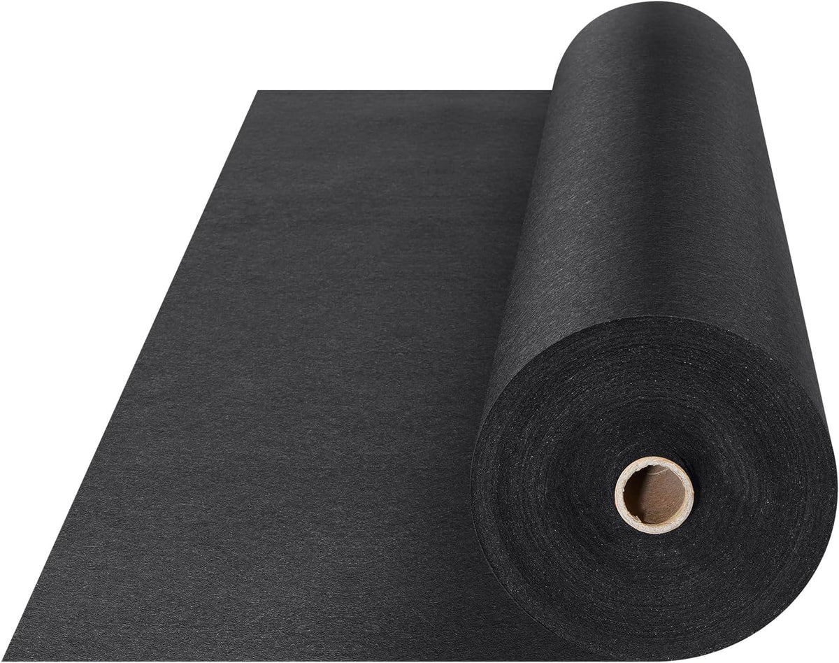 4FTx300FT Premium Heavy Duty Weed Barrier Landscape Fabric, 3.2OZ Woven Geotextile Fabric Under Gravel, High Permeability for Weed Blocker Weed Mat, Driveway Fabric, Weed Control Garden Cloth
