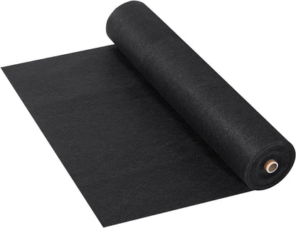 4FTx300FT Premium Heavy Duty Weed Barrier Landscape Fabric, 3.2OZ Woven Geotextile Fabric Under Gravel, High Permeability for Weed Blocker Weed Mat, Driveway Fabric, Weed Control Garden Cloth