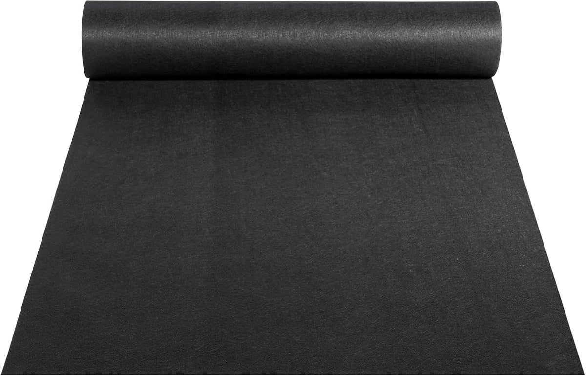 4FTx300FT Premium Heavy Duty Weed Barrier Landscape Fabric, 3.2OZ Woven Geotextile Fabric Under Gravel, High Permeability for Weed Blocker Weed Mat, Driveway Fabric, Weed Control Garden Cloth