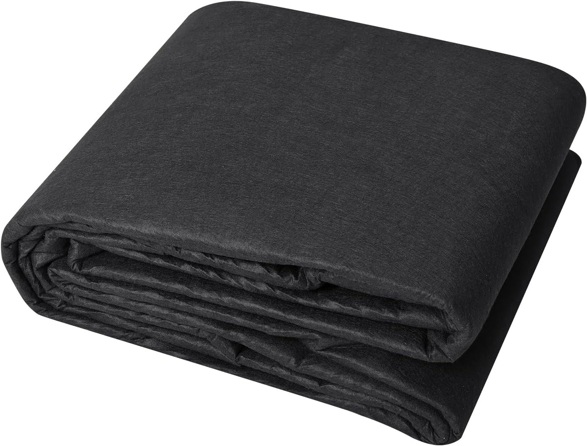 4FTx300FT Premium Heavy Duty Weed Barrier Landscape Fabric, 3.2OZ Woven Geotextile Fabric Under Gravel, High Permeability for Weed Blocker Weed Mat, Driveway Fabric, Weed Control Garden Cloth