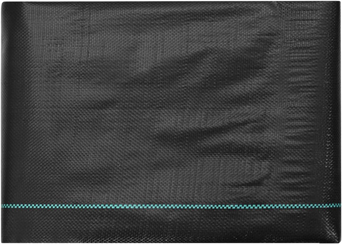 4FTx300FT Premium Heavy Duty Weed Barrier Landscape Fabric, 3.2OZ Woven Geotextile Fabric Under Gravel, High Permeability for Weed Blocker Weed Mat, Driveway Fabric, Weed Control Garden Cloth