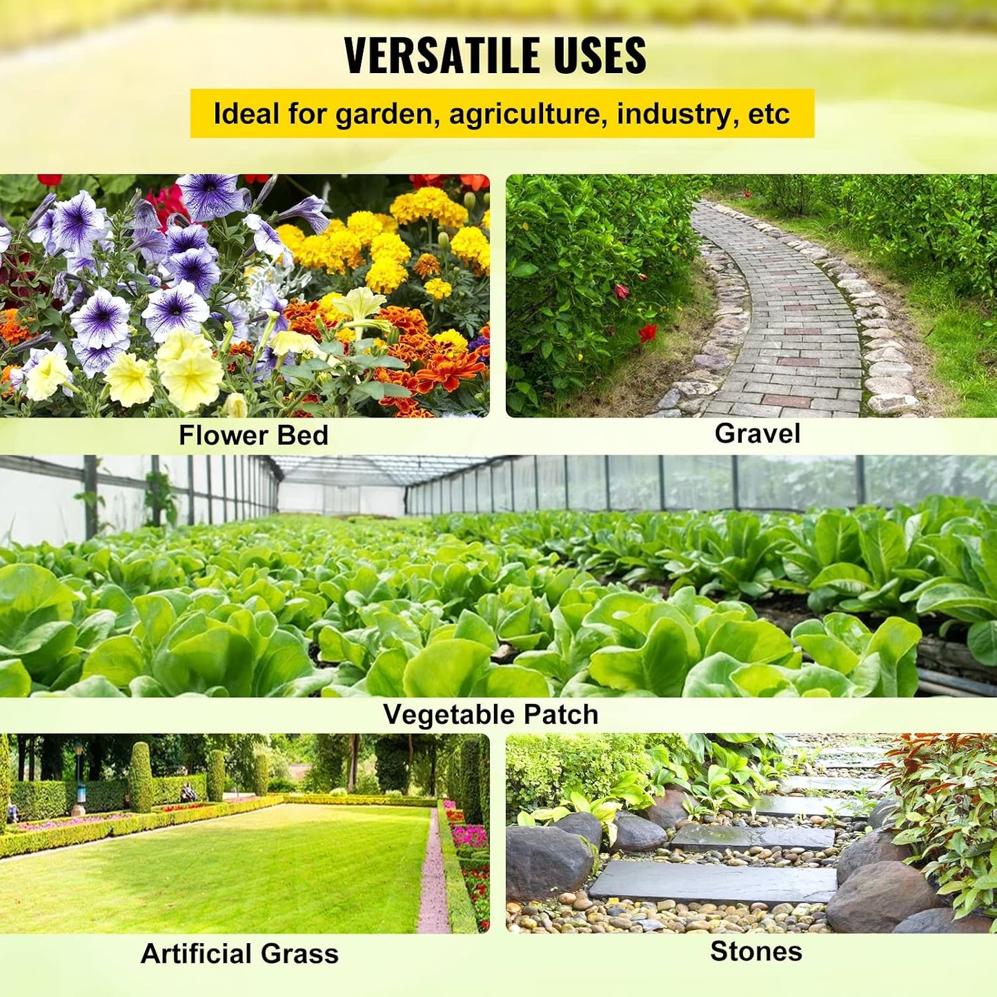 4FTx300FT Premium Heavy Duty Weed Barrier Landscape Fabric, 3.2OZ Woven Geotextile Fabric Under Gravel, High Permeability for Weed Blocker Weed Mat, Driveway Fabric, Weed Control Garden Cloth