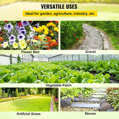4FTx300FT Premium Heavy Duty Weed Barrier Landscape Fabric, 3.2OZ Woven Geotextile Fabric Under Gravel, High Permeability for Weed Blocker Weed Mat, Driveway Fabric, Weed Control Garden Cloth