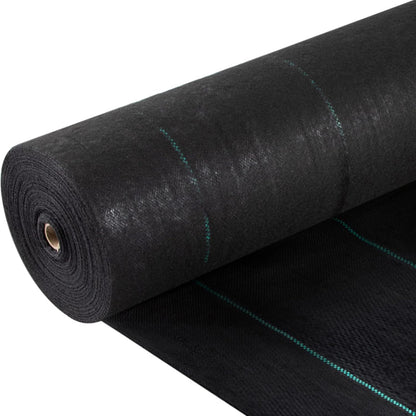 4FTx300FT Premium Heavy Duty Weed Barrier Landscape Fabric, 3.2OZ Woven Geotextile Fabric Under Gravel, High Permeability for Weed Blocker Weed Mat, Driveway Fabric, Weed Control Garden Cloth