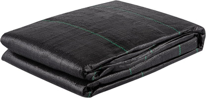 4FTx300FT Premium Heavy Duty Weed Barrier Landscape Fabric, 3.2OZ Woven Geotextile Fabric Under Gravel, High Permeability for Weed Blocker Weed Mat, Driveway Fabric, Weed Control Garden Cloth