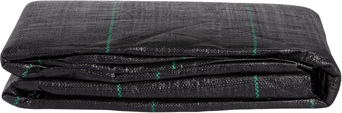 4FTx300FT Premium Heavy Duty Weed Barrier Landscape Fabric, 3.2OZ Woven Geotextile Fabric Under Gravel, High Permeability for Weed Blocker Weed Mat, Driveway Fabric, Weed Control Garden Cloth
