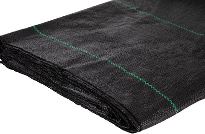 4FTx300FT Premium Heavy Duty Weed Barrier Landscape Fabric, 3.2OZ Woven Geotextile Fabric Under Gravel, High Permeability for Weed Blocker Weed Mat, Driveway Fabric, Weed Control Garden Cloth