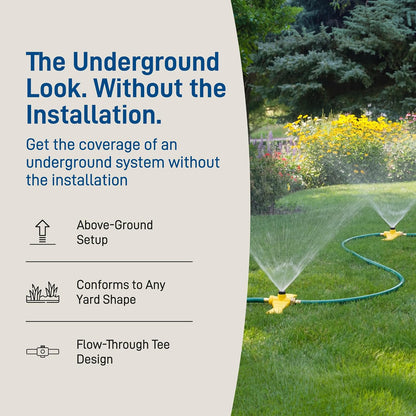 Port-A-Rain Above-Ground Sprinkler System, Green - 58092