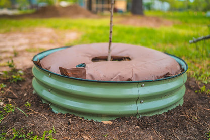 16 Gallon Tree Watering Bag/Ring, Extremely Heavy Duty PVC Planting Water Bag for Tree and Shrubs, Basic Water Saving Slow Release Root Water System for Tree Drip Irrigation-1 Pack