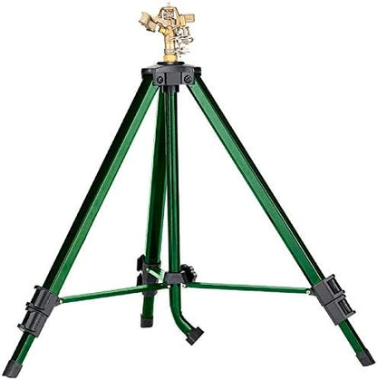 Heavy Duty Brass Lawn Impact Sprinkler on Tripod Base, Water Yard - 58308N (2)