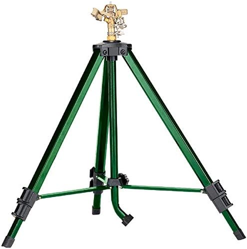 Heavy Duty Brass Lawn Impact Sprinkler on Tripod Base, Water Yard - 58308N (2)