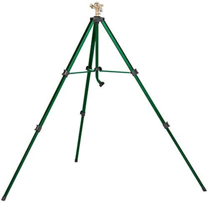 Heavy Duty Brass Lawn Impact Sprinkler on Tripod Base, Water Yard - 58308N (2)