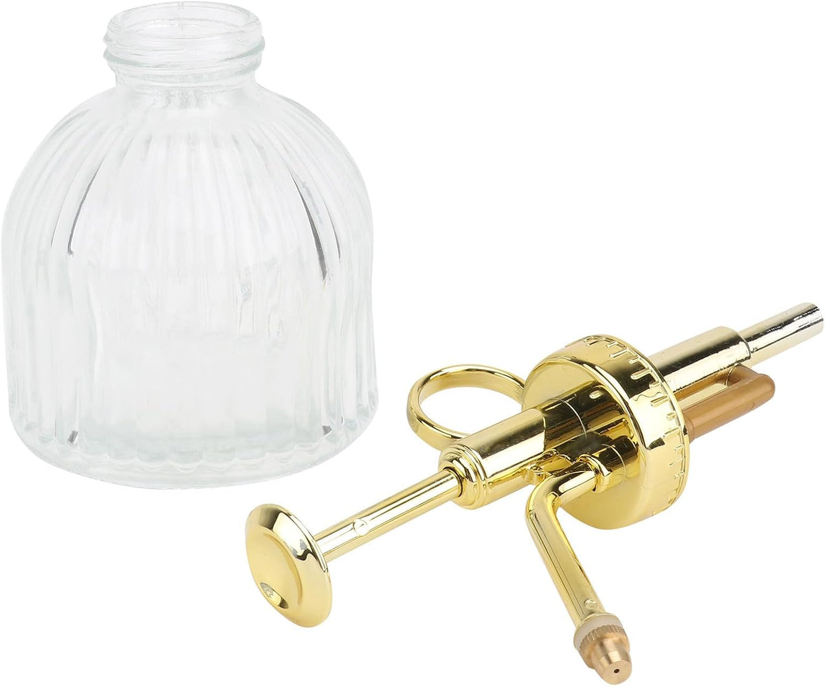Glass Watering can 6.29in Transparent Plant Mister Spray Bottle with Long Spout Indoor Watering can for Succulents Garden Plants Home Use 1 Watering Kettle