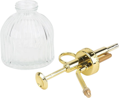 Glass Watering can 6.29in Transparent Plant Mister Spray Bottle with Long Spout Indoor Watering can for Succulents Garden Plants Home Use 1 Watering Kettle