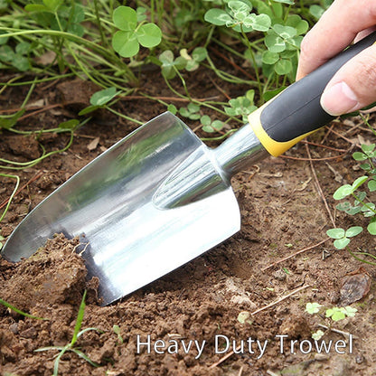 Garden Shovel Hand Trowel, Heavy Duty Gardening Tool with Ergonomic Handle
