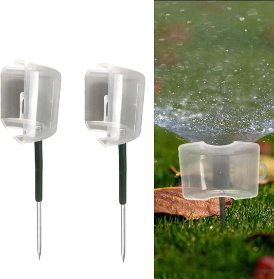 2pc Sprinkler Splash Shield for Lawns, Underground Sprinkler Guard (15in)
