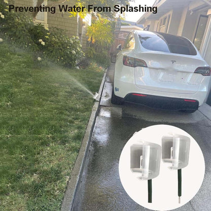 2pc Sprinkler Splash Shield for Lawns, Underground Sprinkler Guard (15in)