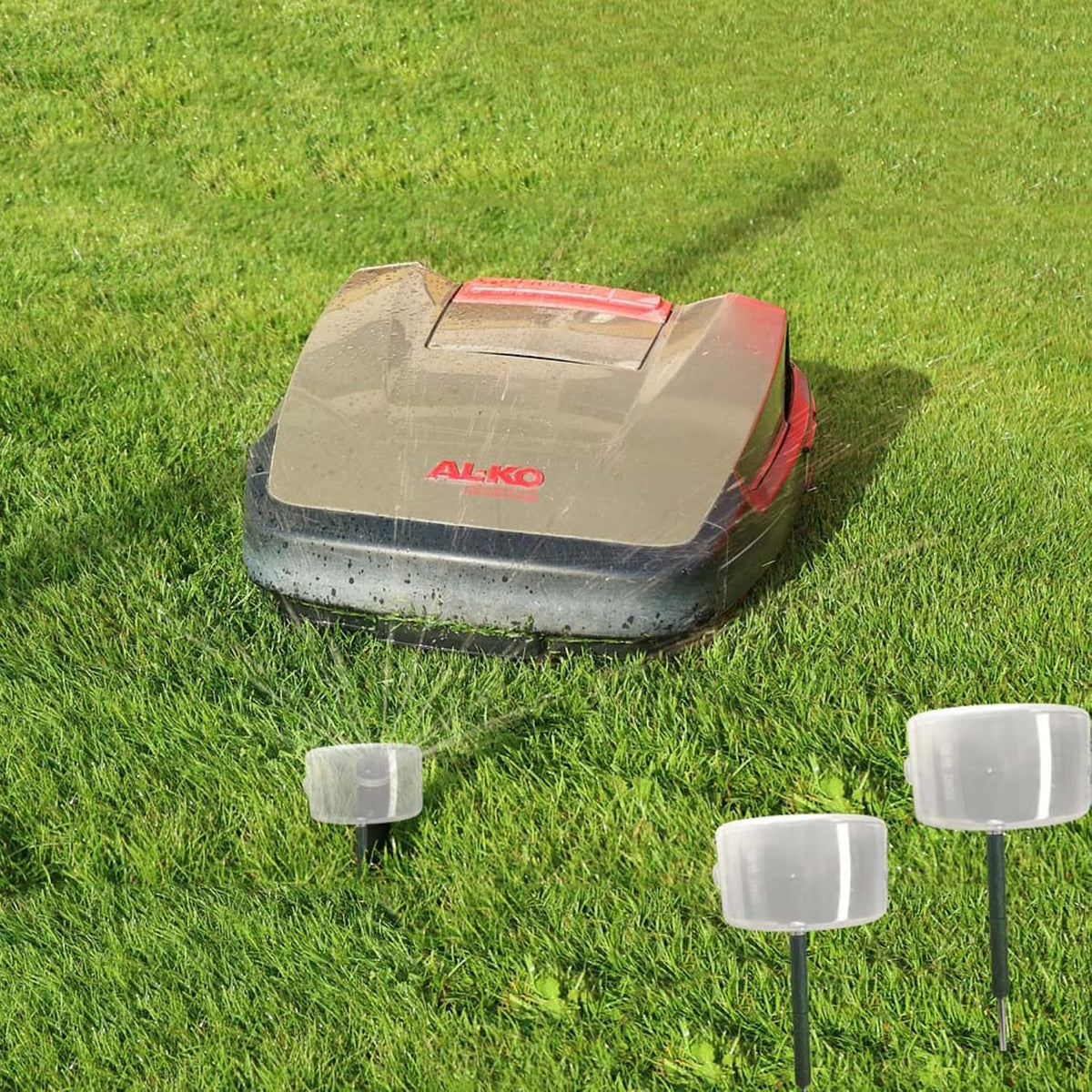 2pc Sprinkler Splash Shield for Lawns, Underground Sprinkler Guard (15in)