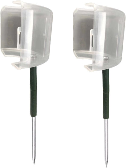 2pc Sprinkler Splash Shield for Lawns, Underground Sprinkler Guard (15in)