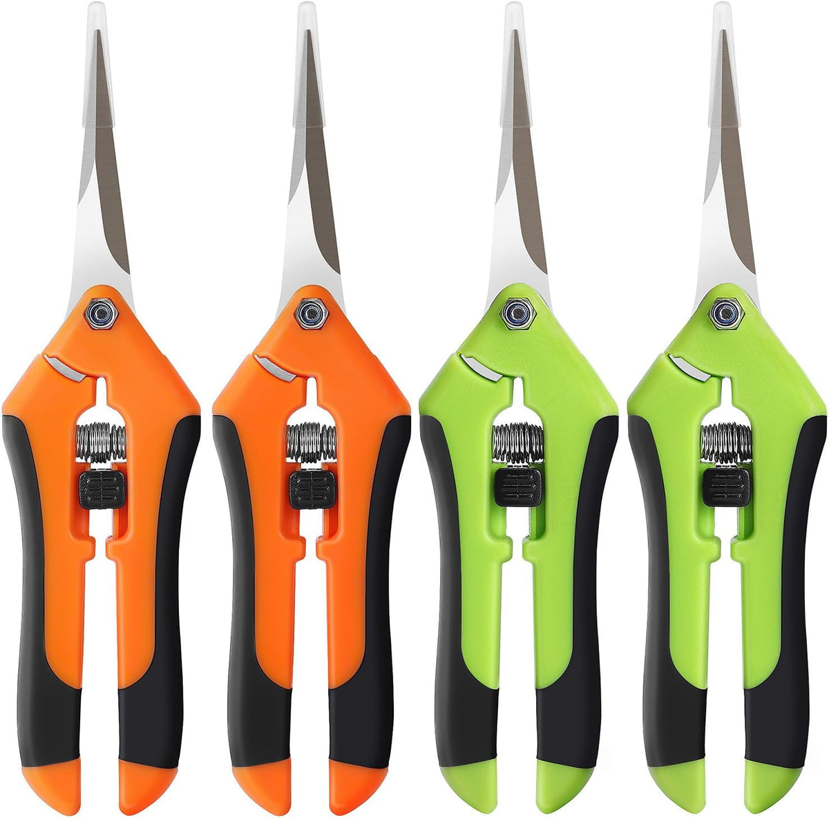 4 Pack Pruning Shears 6.5 Inch Stainless Steel Garden Scissors