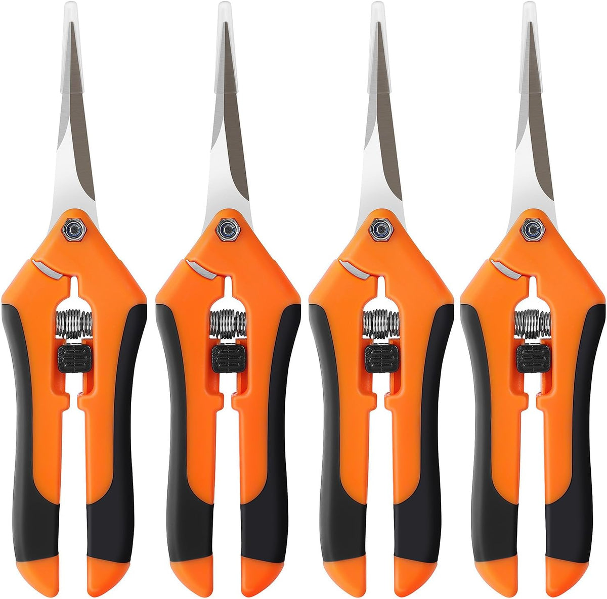 4 Pack Pruning Shears 6.5 Inch Stainless Steel Garden Scissors