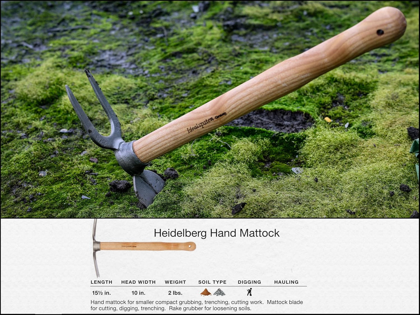 Made in Germany Since 1899 The Hanover Hand Rake (IS320)