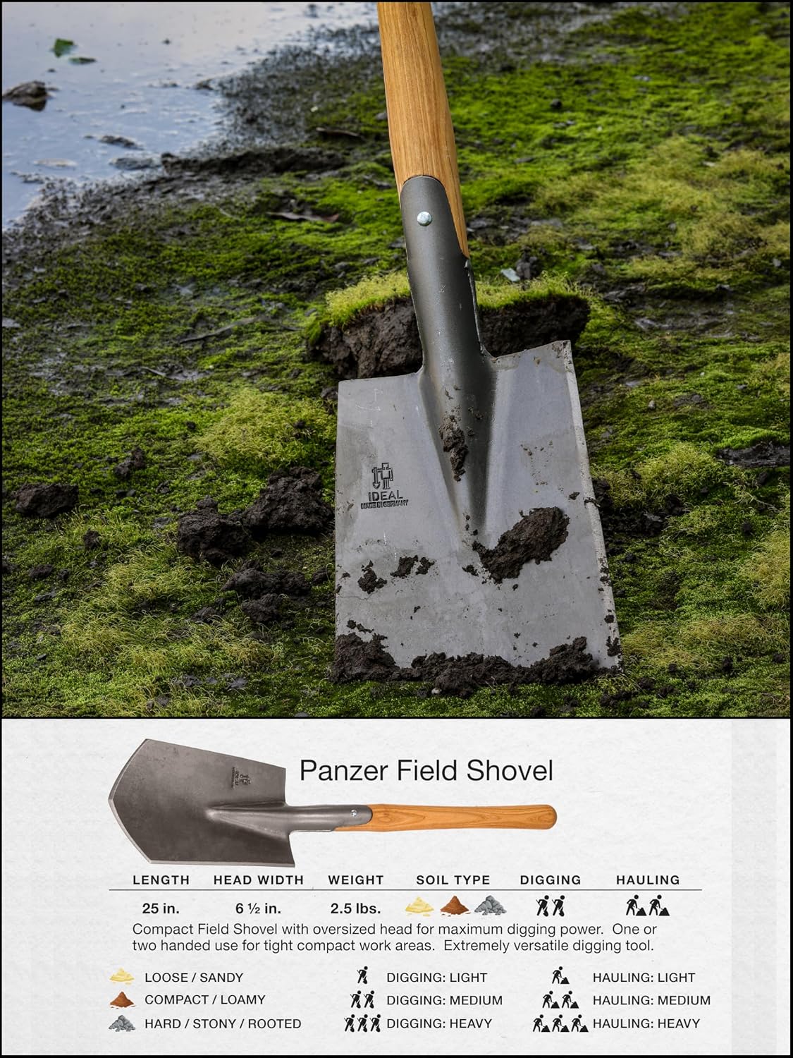 Made in Germany Since 1899 The Hanover Hand Rake (IS320)