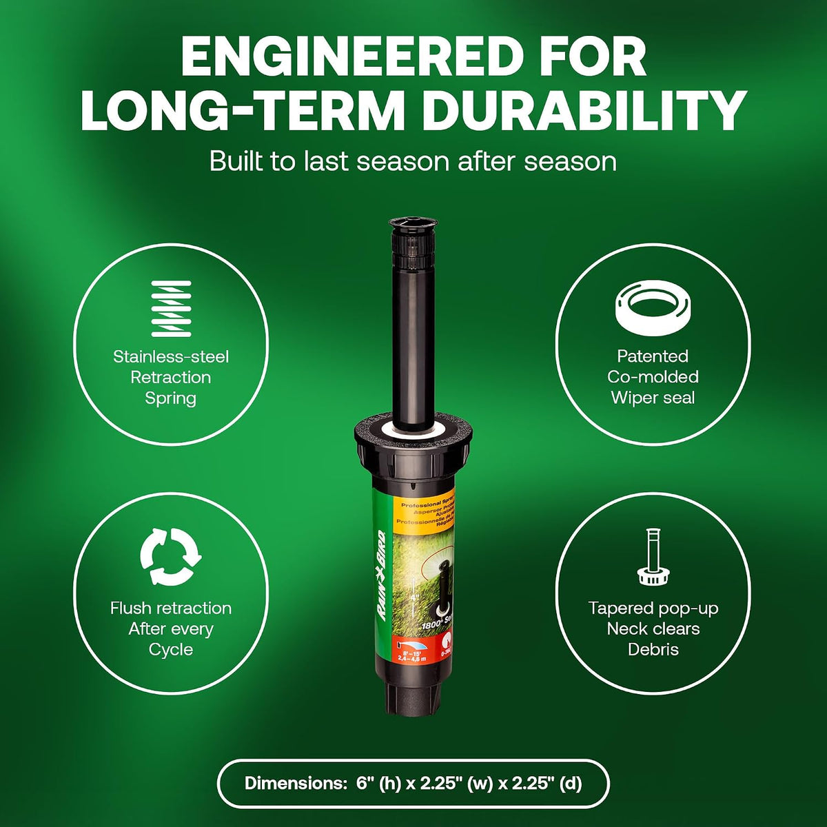 1804VAN 1800 Series Professional - 4 Inch Pop Up Sprinkler Head