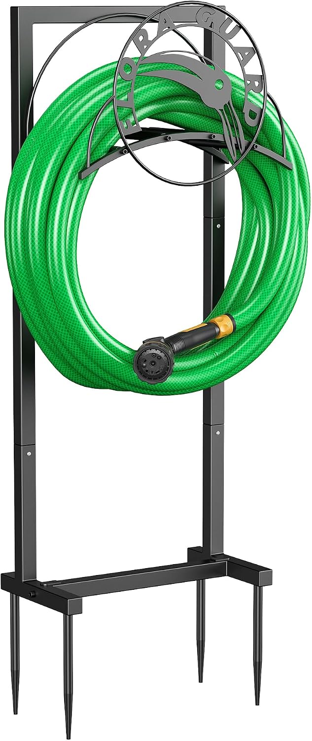 Garden Hose Holder Stand, Freestanding Hose Hanger