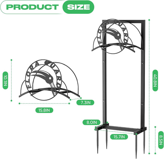Garden Hose Holder Stand, Freestanding Hose Hanger