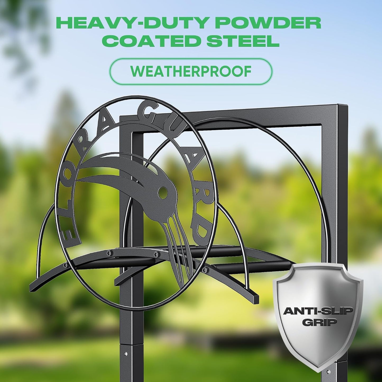 Garden Hose Holder Stand, Freestanding Hose Hanger