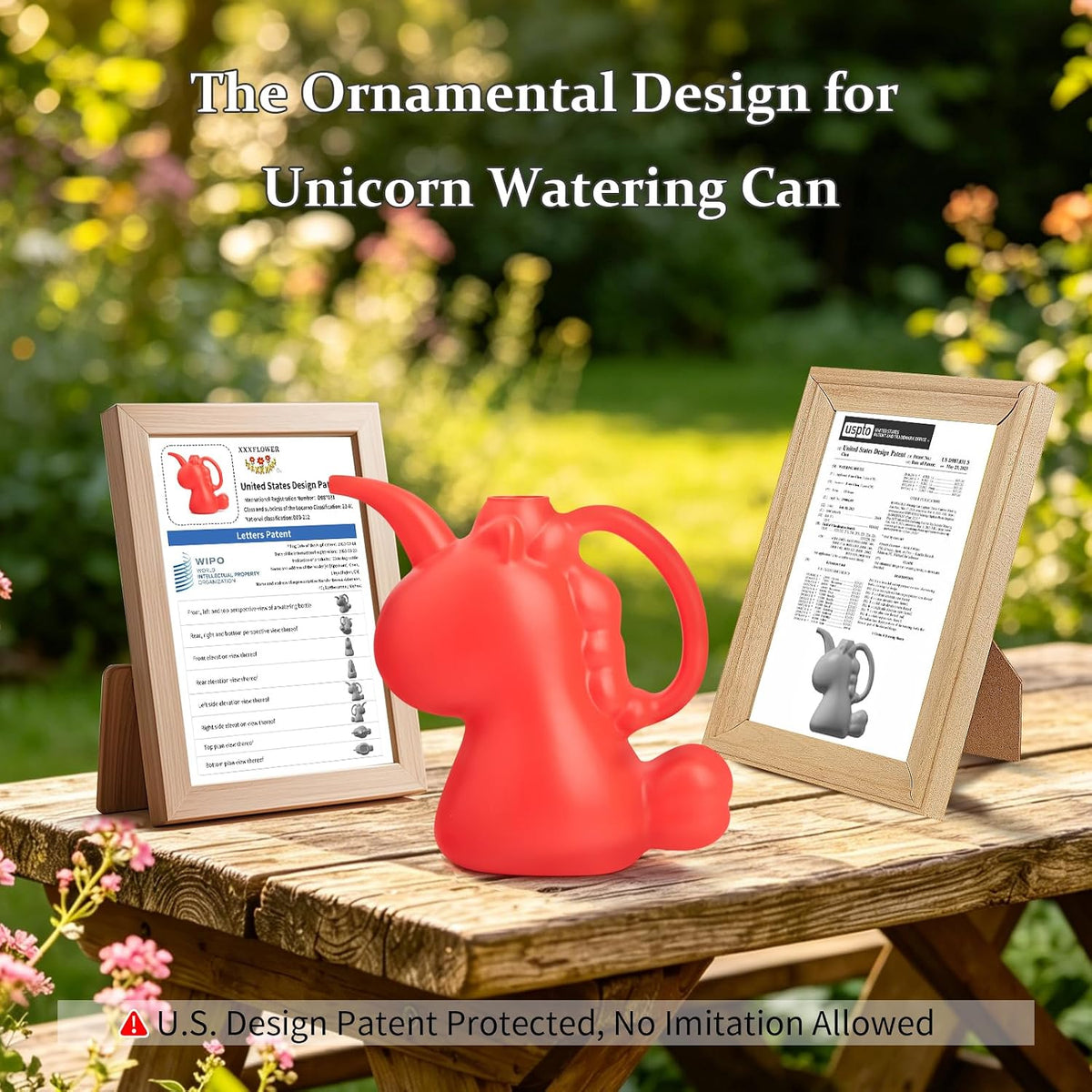 Small Watering Can for Indoor Plants 1/4 Gallon 1L Pink