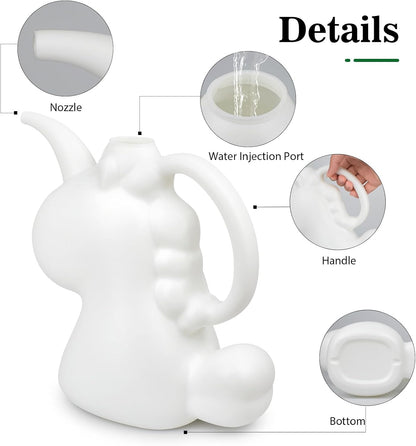 Small Watering Can for Indoor Plants 1/4 Gallon 1L Pink