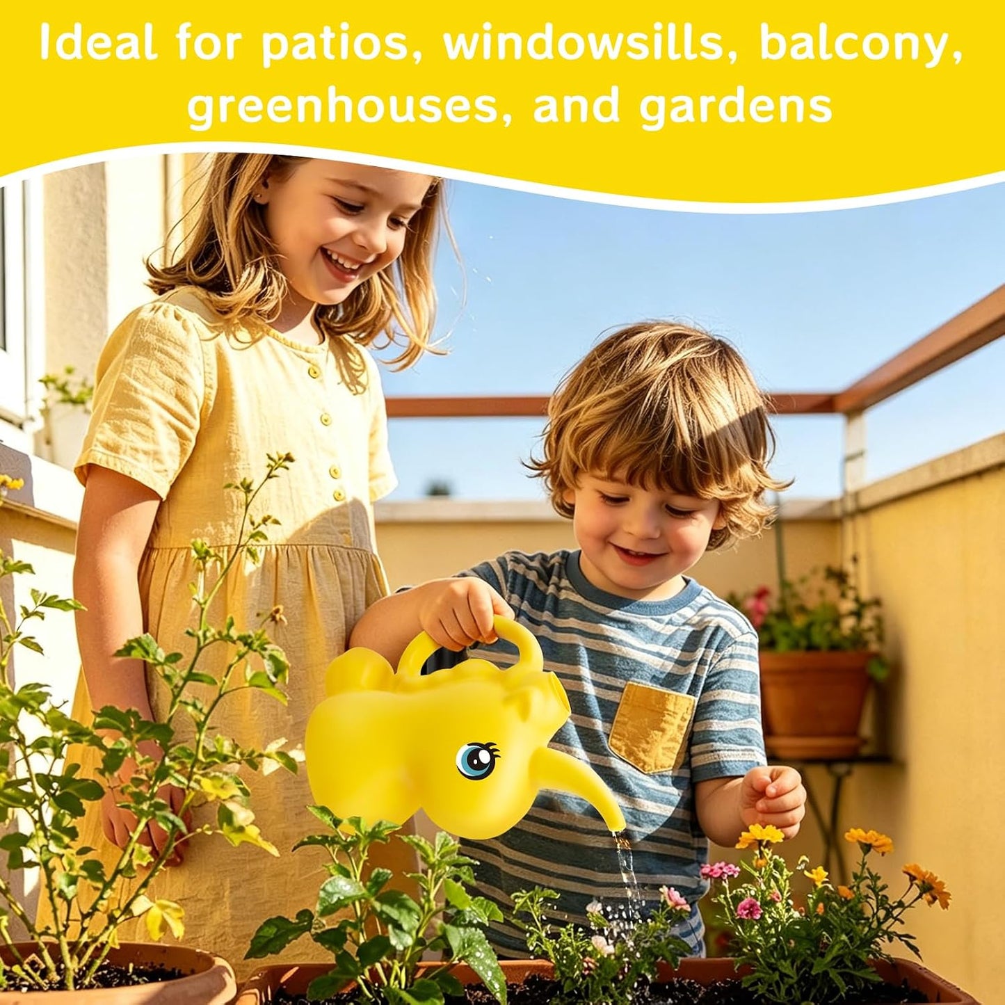 Small Watering Can for Indoor Plants 1/4 Gallon 1L Pink