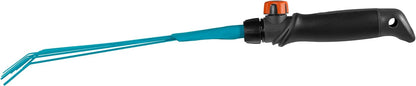 combisystem Hand Rake: Wire Hand rake for Raking up Garden Waste, 12 cm Working Width, Steel, Ergonomic Handle, Corrosion Protection (8919-20)