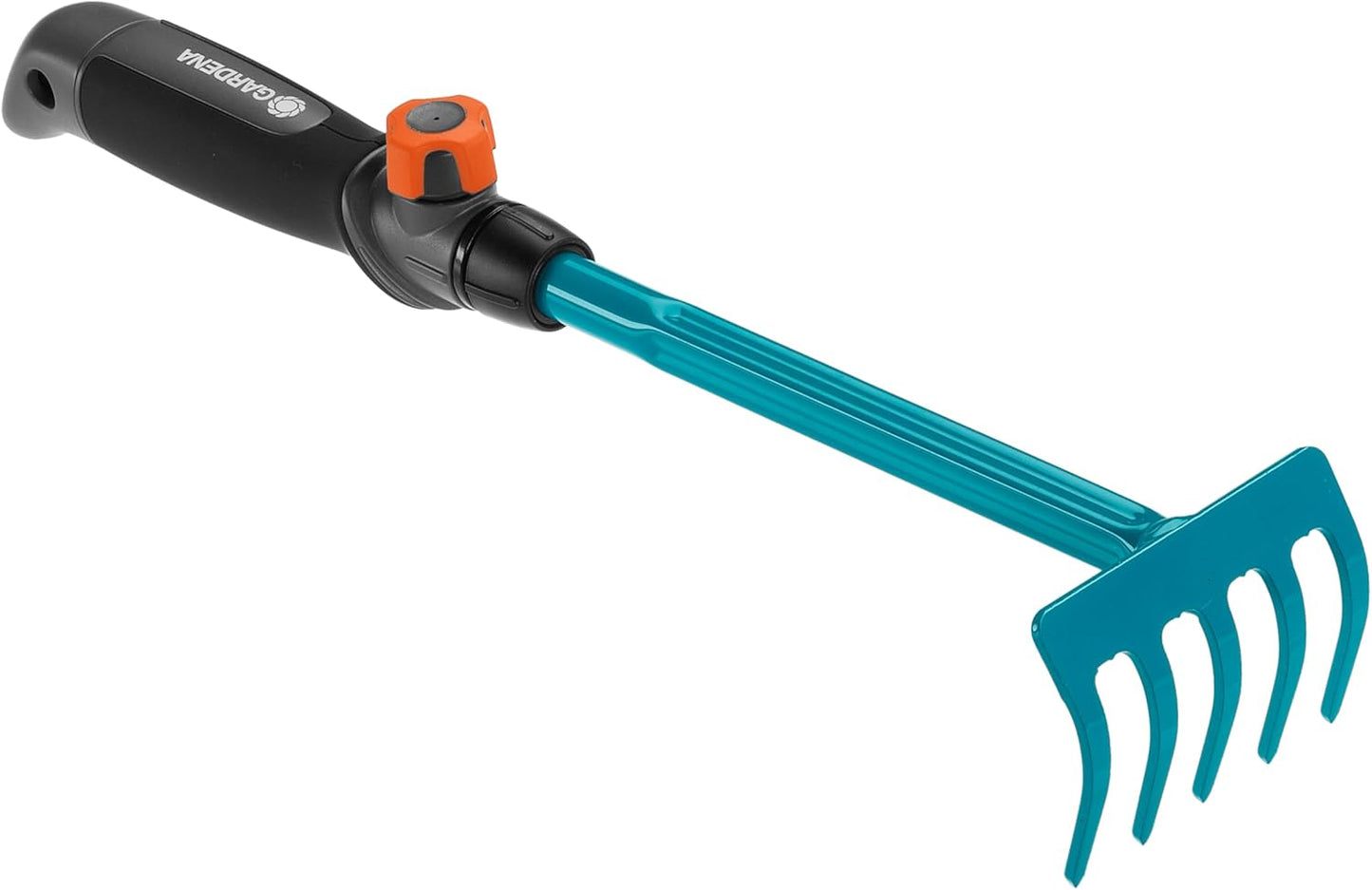 combisystem Hand Rake: Wire Hand rake for Raking up Garden Waste, 12 cm Working Width, Steel, Ergonomic Handle, Corrosion Protection (8919-20)