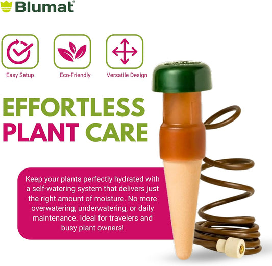 Blumat Plant Watering Devices | Classic XL Self Watering Planter Insert | Automatic Drip Plant Watering Stakes for Pots | Prevents Overwatering and Underwatering for Healthy Growth | 2 Pack