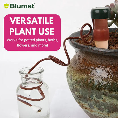 Blumat Plant Watering Devices | Classic XL Self Watering Planter Insert | Automatic Drip Plant Watering Stakes for Pots | Prevents Overwatering and Underwatering for Healthy Growth | 2 Pack
