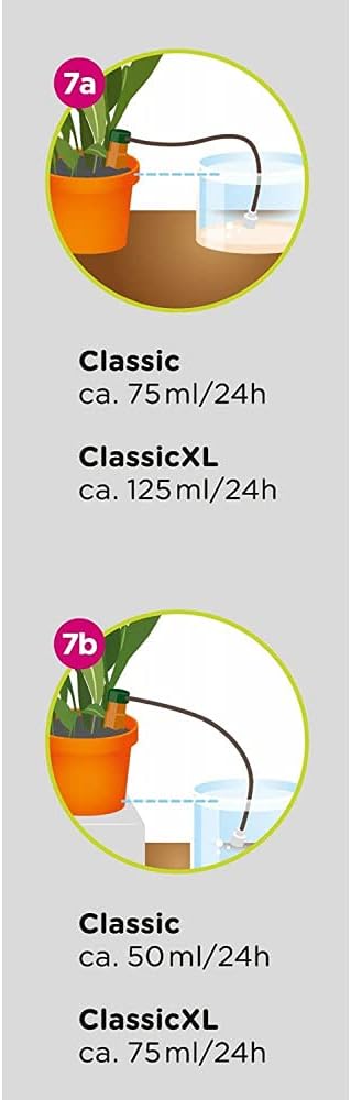 Blumat Plant Watering Devices | Classic XL Self Watering Planter Insert | Automatic Drip Plant Watering Stakes for Pots | Prevents Overwatering and Underwatering for Healthy Growth | 2 Pack