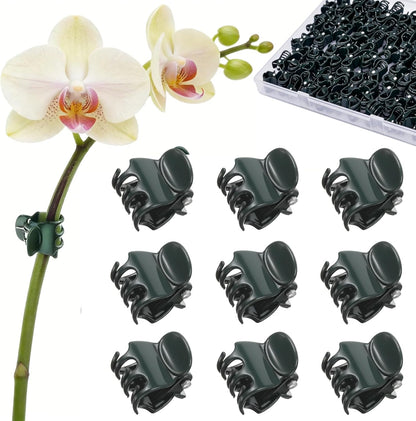 100pcs Standard Orchid Clips, Small Plant Clips for Thin Stem Vines